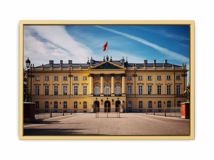 The Royal Palace Olso Painting framed Print