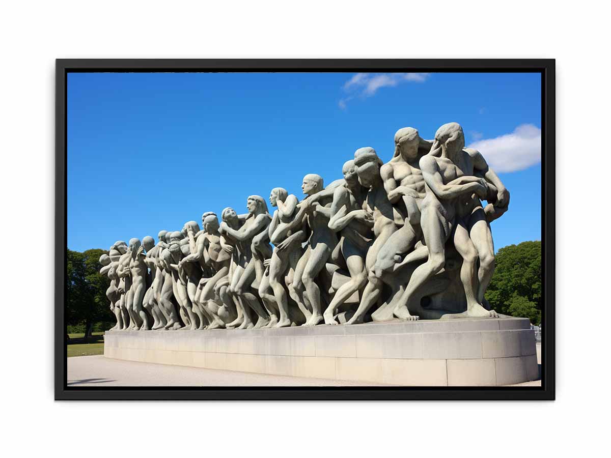 Vigeland Park Olso Painting  canvas Print