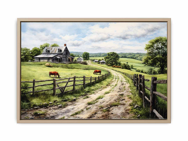 Country Artwork framed Print