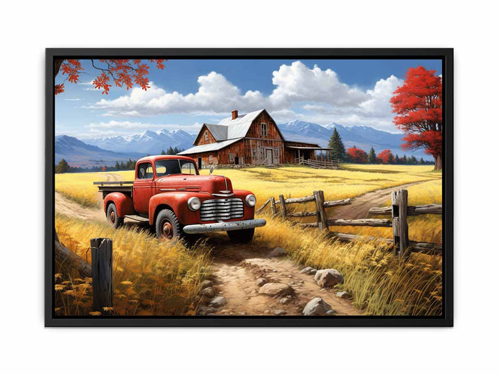 Country Side Artwork  canvas Print