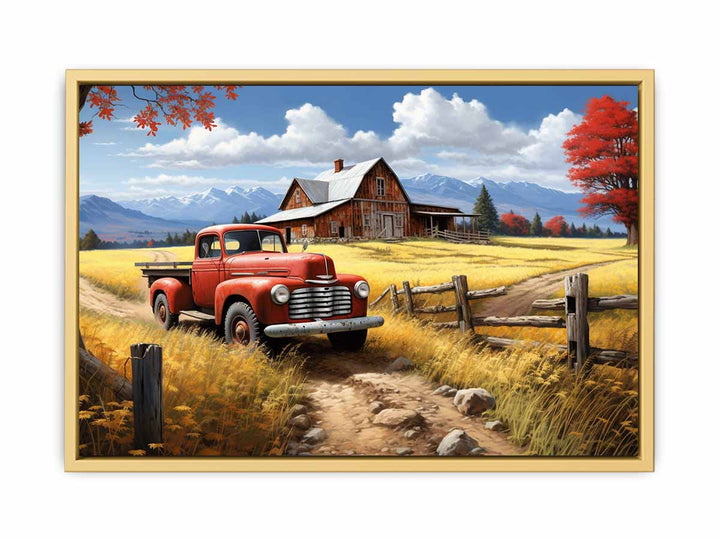 Country Side Artwork framed Print