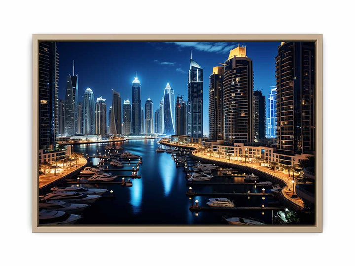 Dubai Painting framed Print