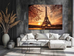 Eiffel Tower Canvas Painting Art Print