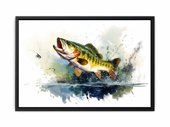 Fishing Art canvas Print