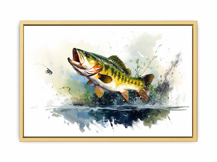 Fishing Art Print framed Print