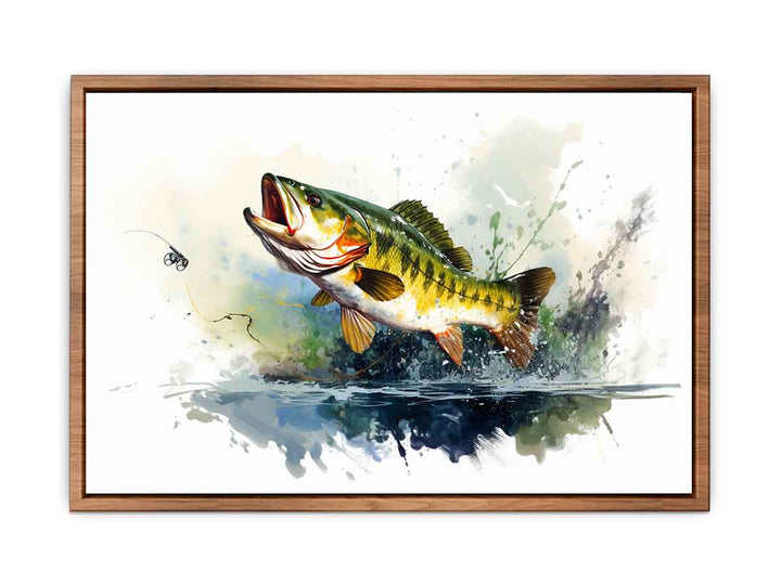 Fishing Art Print  Painting