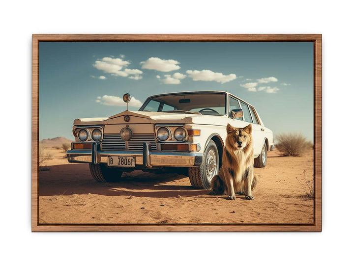 Desert Lion  Painting