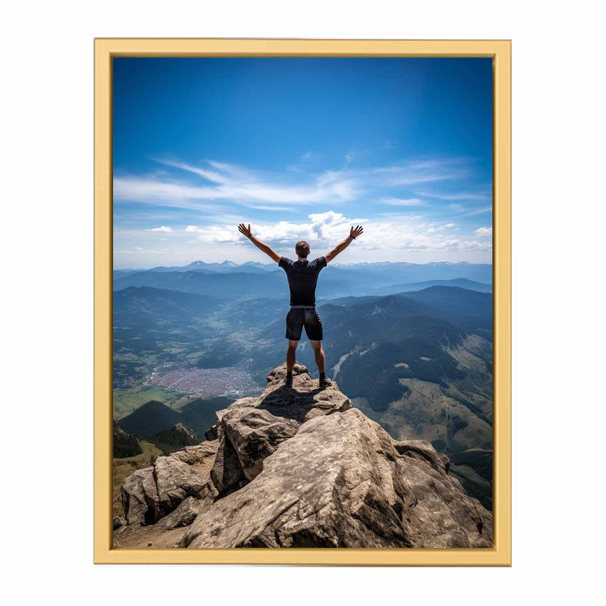 Inspire At Top Poster framed Print