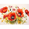 Poppy Flowers Painting