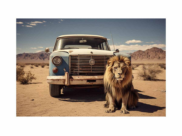 Desert Lion Artwork