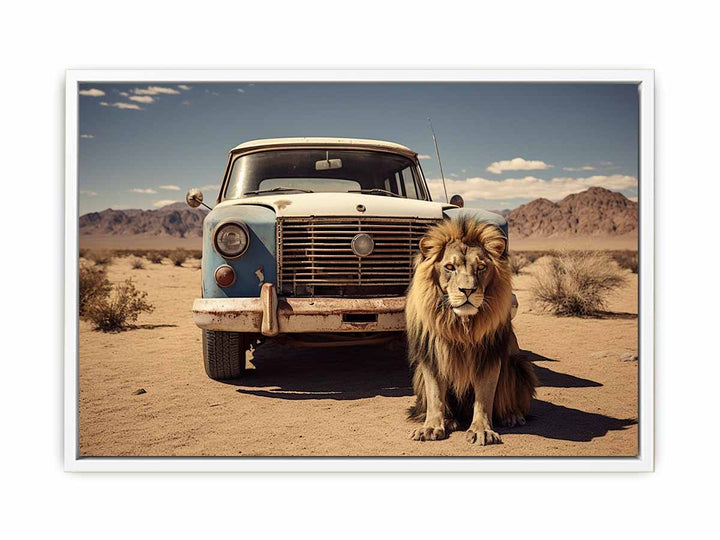 Desert Lion Artwork  Painting