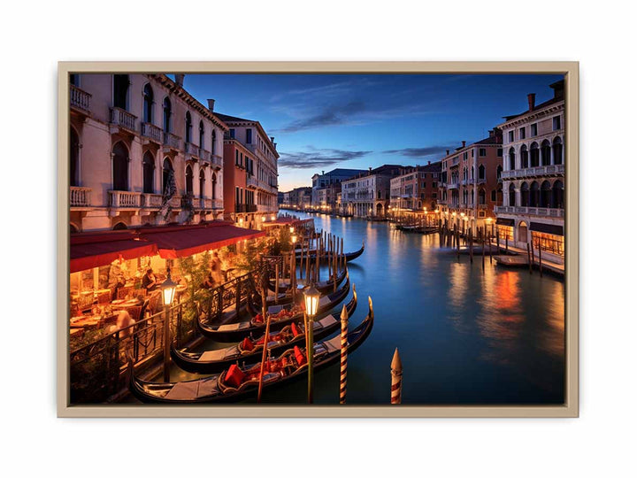Venice City Art framed Print