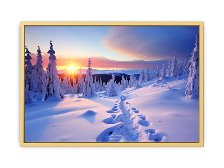Sunrise in Switzerland framed Print