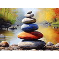Stacking Stones Painting