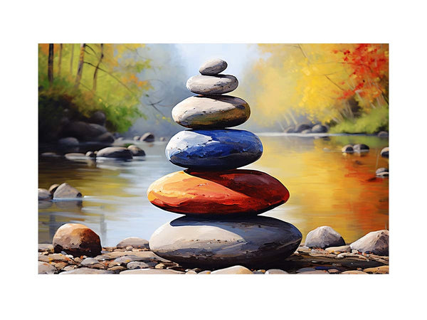 Stacking Stones Painting