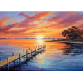 Jetty Sunset Pinting