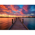 Jetty Sunset Art