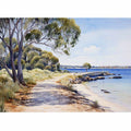 Isolated Beach Walk Art