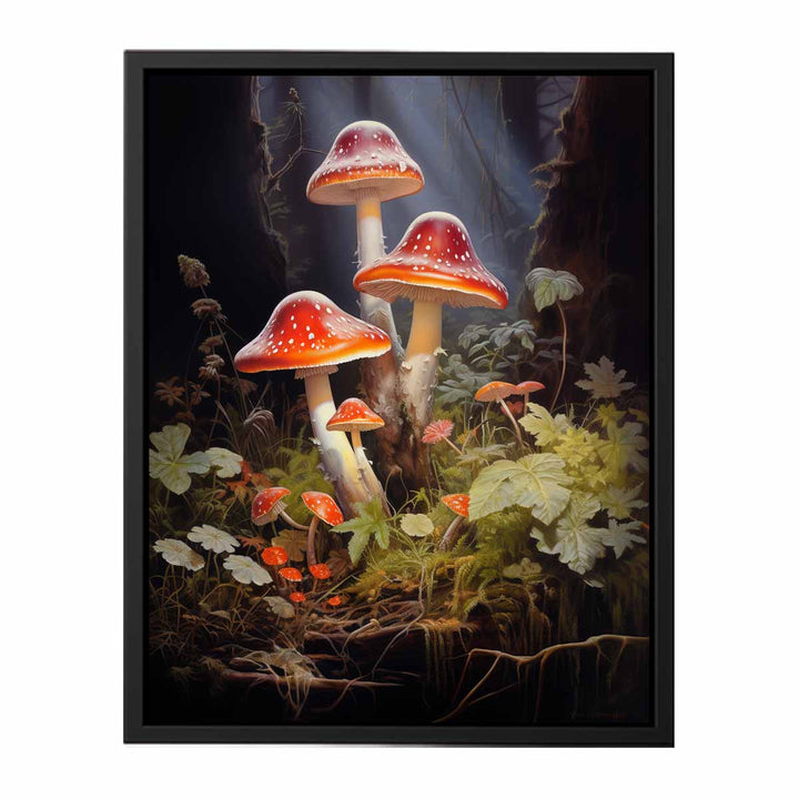 Mushroom Art Print  canvas Print