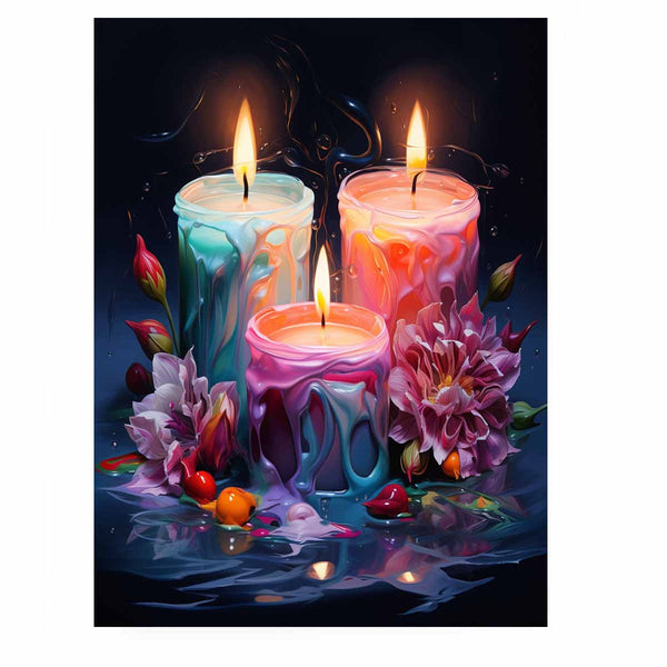 Beautiful Candle Artwork