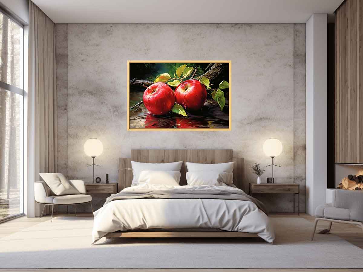 Crimson Orchard Stillness
