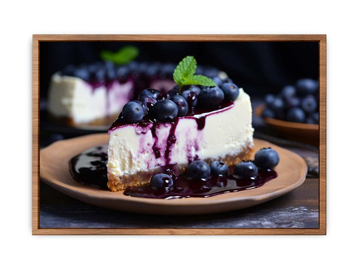 Blueberry Cheesecake Art  