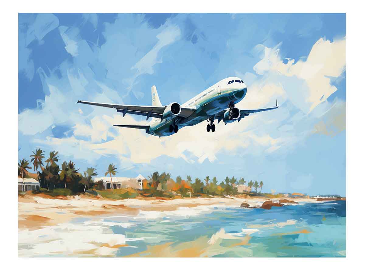 Airplane Art Painting