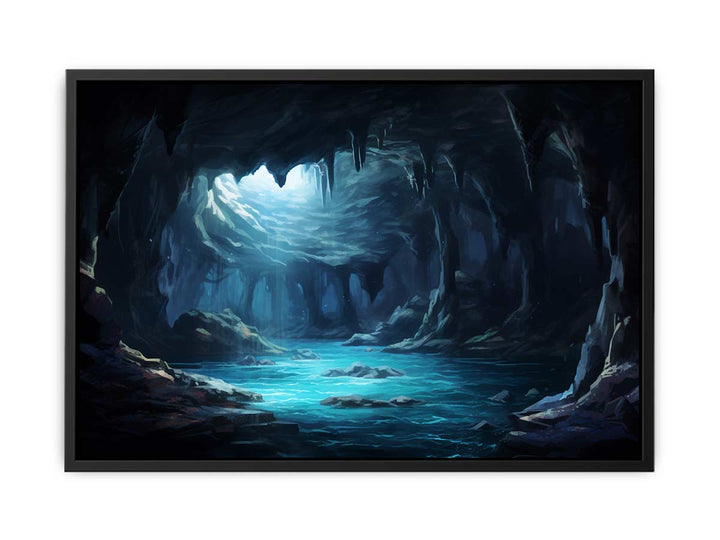 Cave In The Ocean  canvas Print