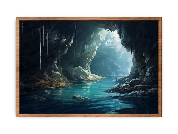 Cave In The Ocean Art  Painting
