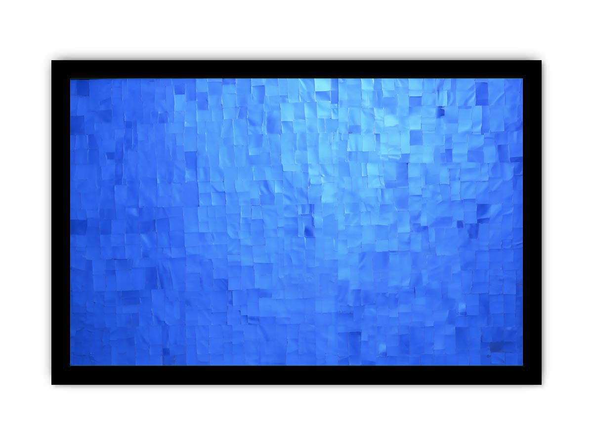 Blue Mosaic Calm canvas art for modern room decor.
