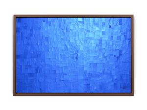 Blue Mosaic Calm canvas art for modern room decor.