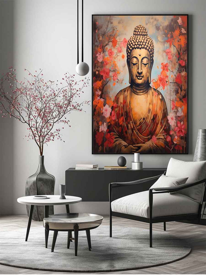 Buddha Vinatge Art Print