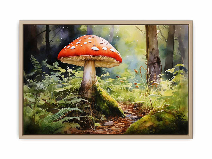 Mushroom Art framed Print