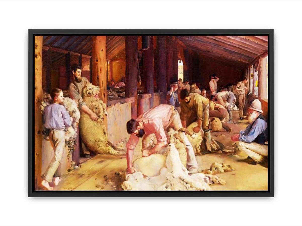 Shearing the Rams by Tom Roberts  Painting