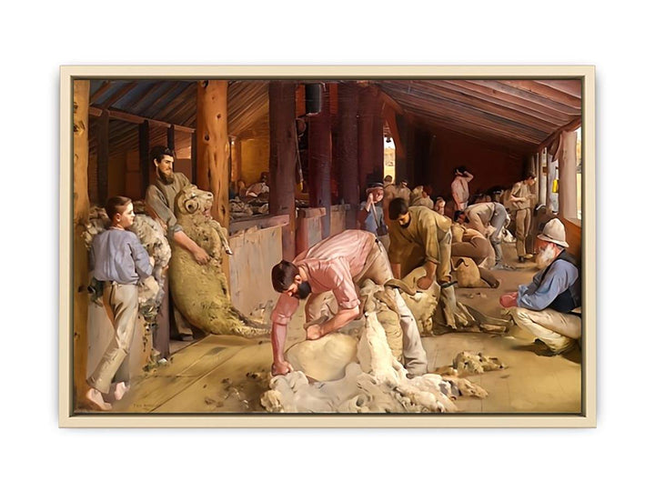 Shearing the Rams by Tom Roberts  Art Print