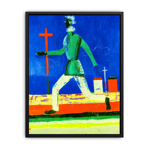  Running Man by  Kasimir Malevich  Painting
