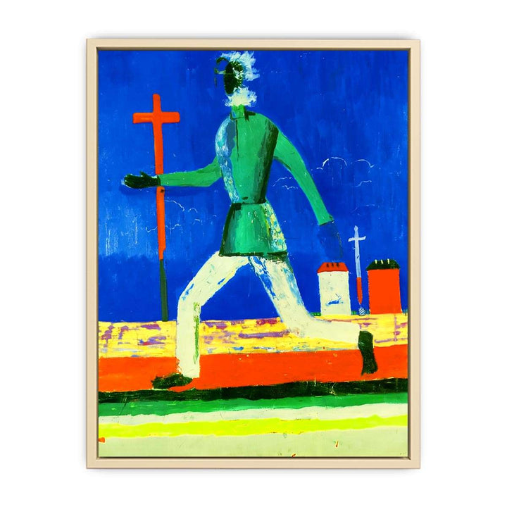  Running Man by  Kasimir Malevich  Art Print