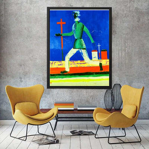  Running Man by  Kasimir Malevich 
