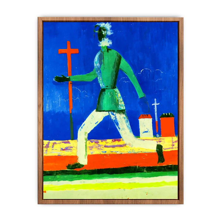  Running Man by  Kasimir Malevich  Poster
