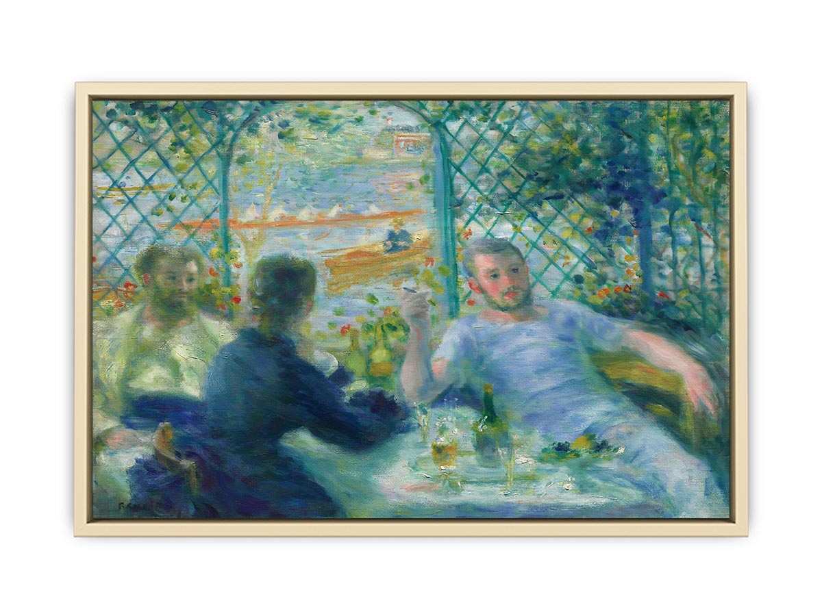 Lunch at the Restaurant Fournaise by Renoir  Art Print