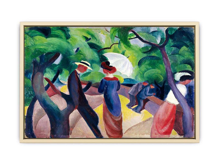  Promenade by August Macke  Art Print