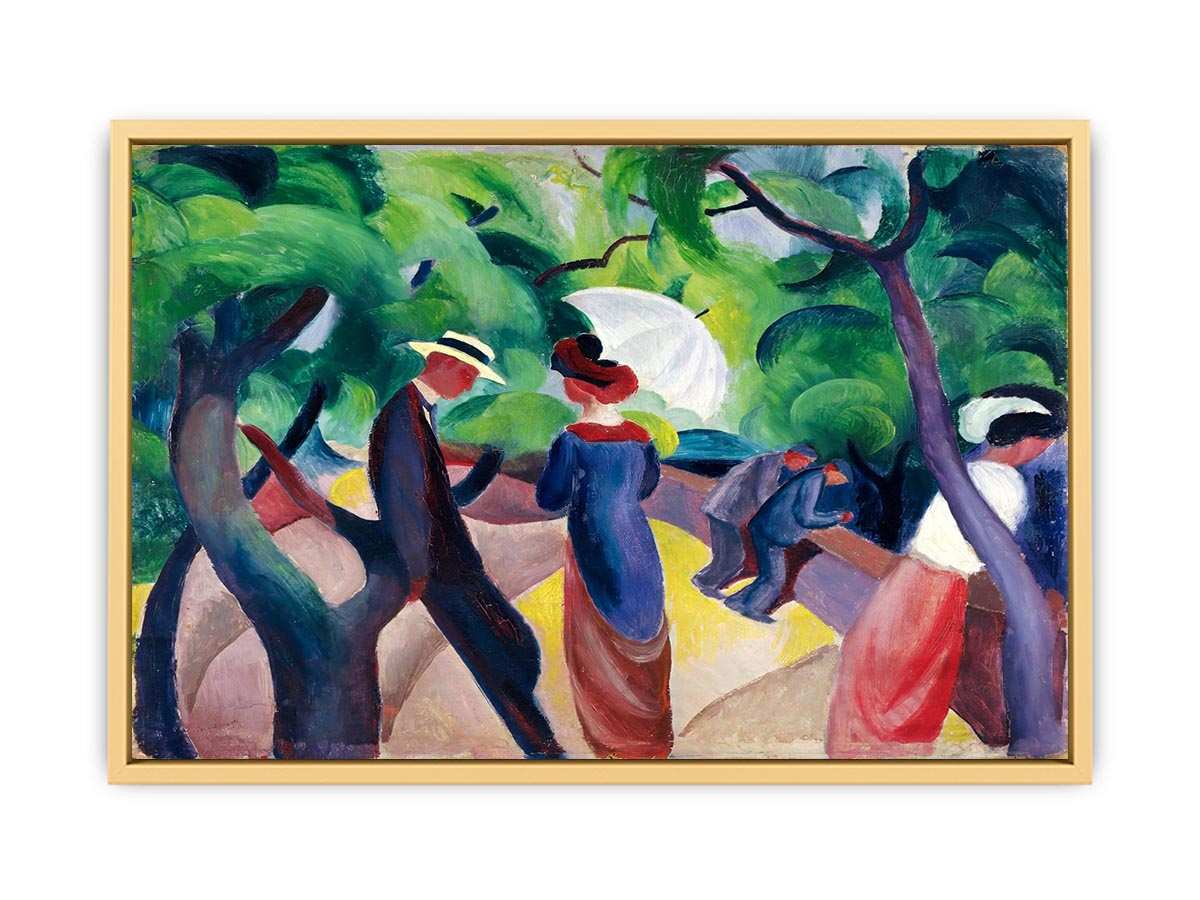  Promenade by August Macke Streched canvas