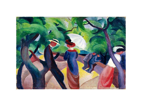  Promenade by August Macke