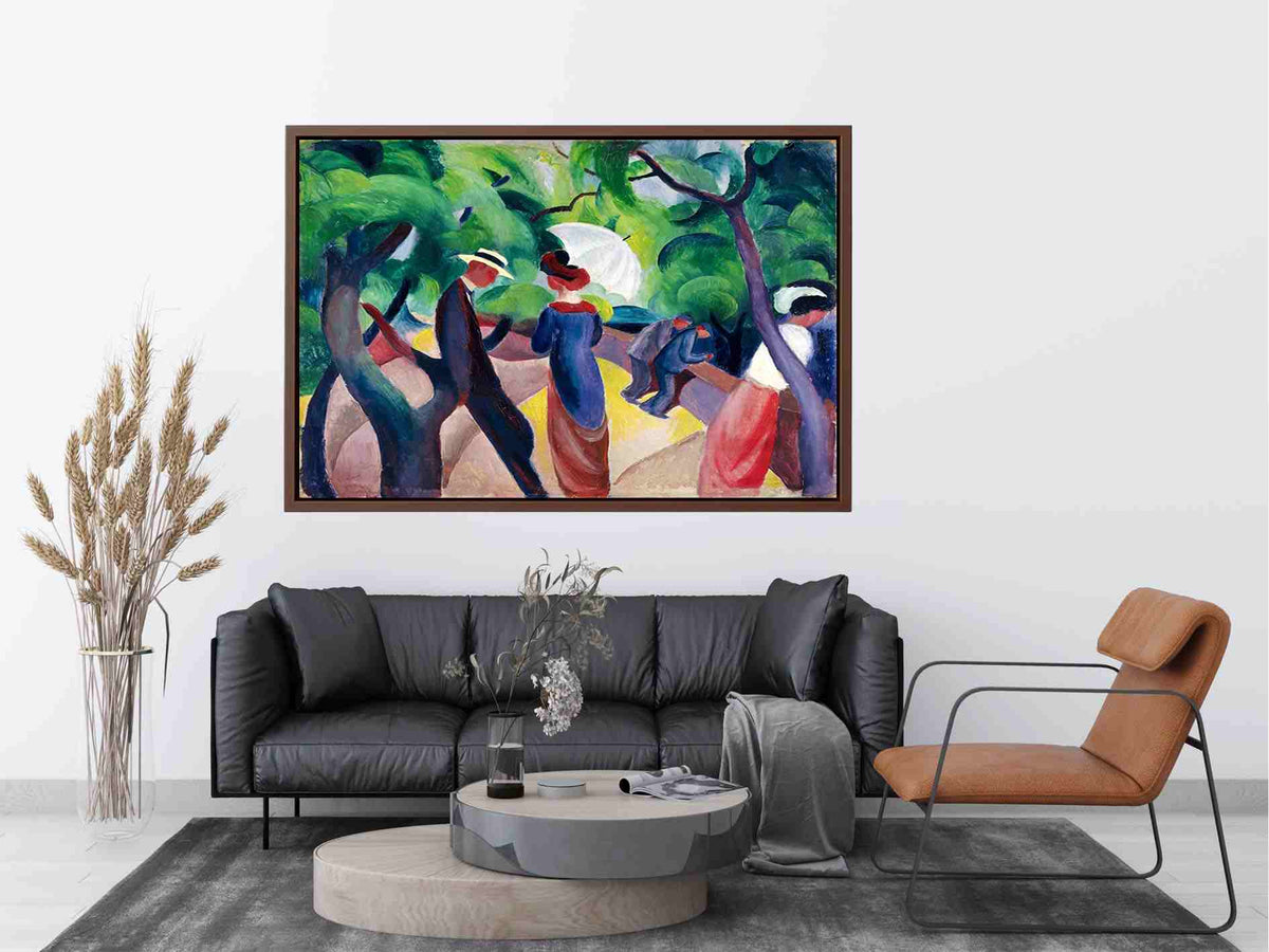  Promenade by August Macke Painting