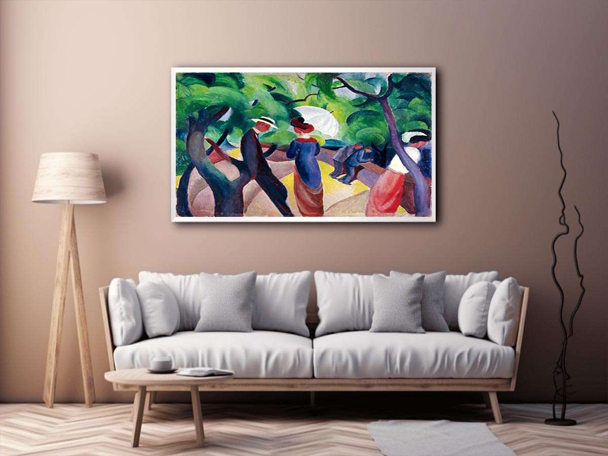  Promenade by August Macke Painting