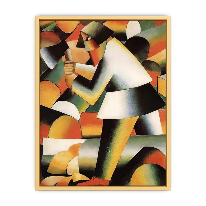 The Woodcutter by Kasimir Malevich   Streched canvas