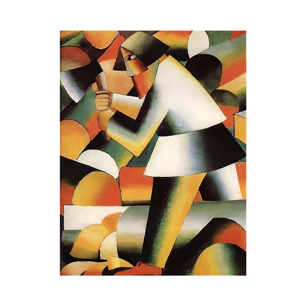 The Woodcutter by Kasimir Malevich  