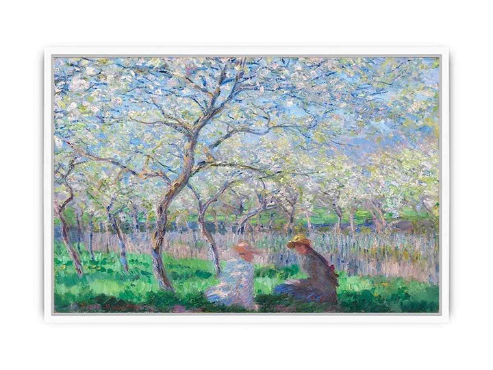 Springtime (1886) by Claude Monet Framed Print