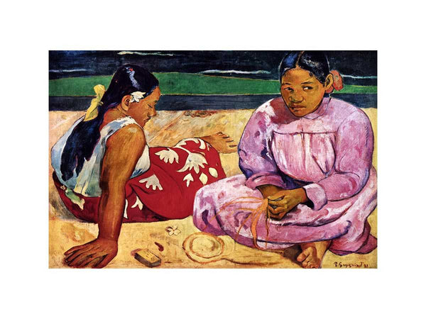 Tahitian Women On the Beach by Paul Gauguin