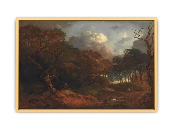 A Forest Road by Thomas Gainsborough Streched canvas